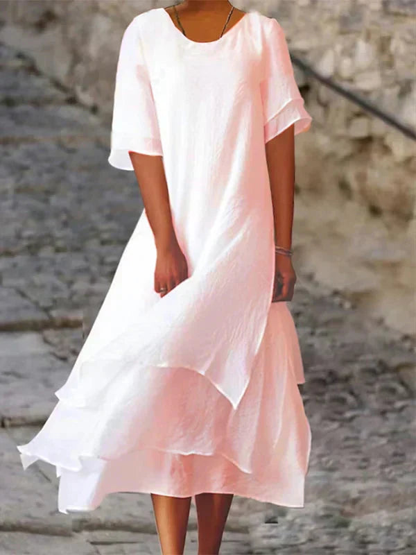 Product Image for WW | Lavin Elegantes Und Schickes Spaltkleid, Rosa / L
