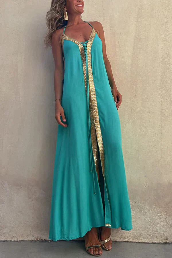 Product Image for WW | Stylisches Sommer-Maxikleid, Blau / XL