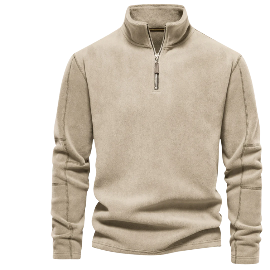Product Image for WW | Wolle Fleece warme Weste handgefertigt, Khaki / XL
