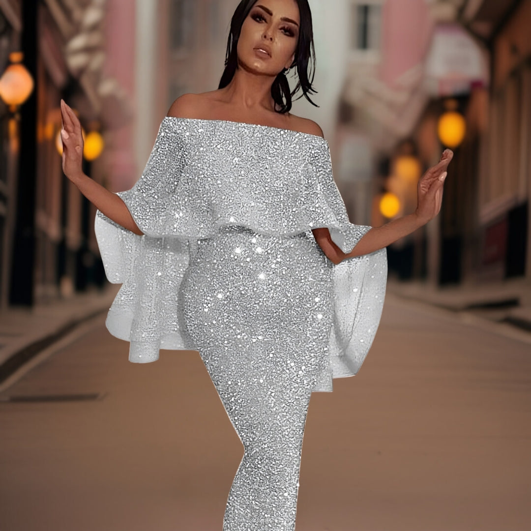 Product Image for WW | Hochwertiges Abendkleid, silber / L