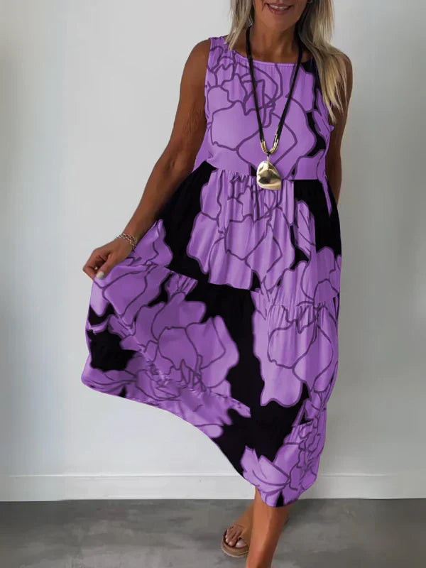 Product Image for Vendela - Elegantes Kleid, lila / XL