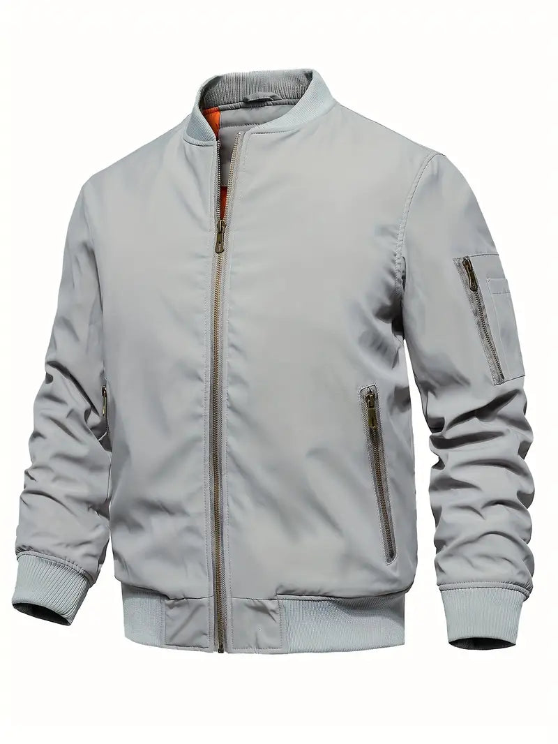 Product Image for WW | Klassische Bomberjacke Für Herren, Grau / XXL