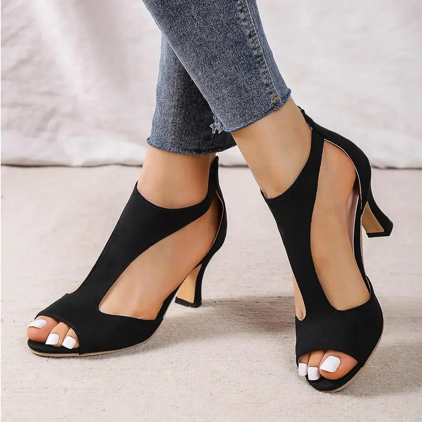 Product Image for WW | Leder High Heels, Schwarz / 38