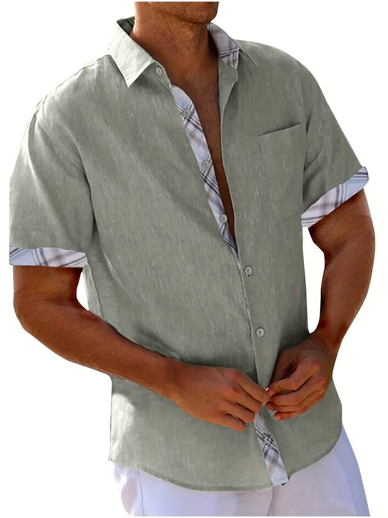Product Image for WW | Stilvolles Trachtenhemd Mit Kariertem Grafikdruck, Grau / XL