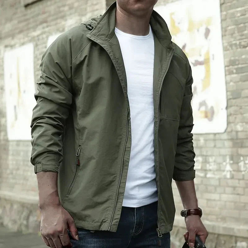 Product Image for WW | Leichte Übergangsjacke für Herren, Armeegrün / 3XL