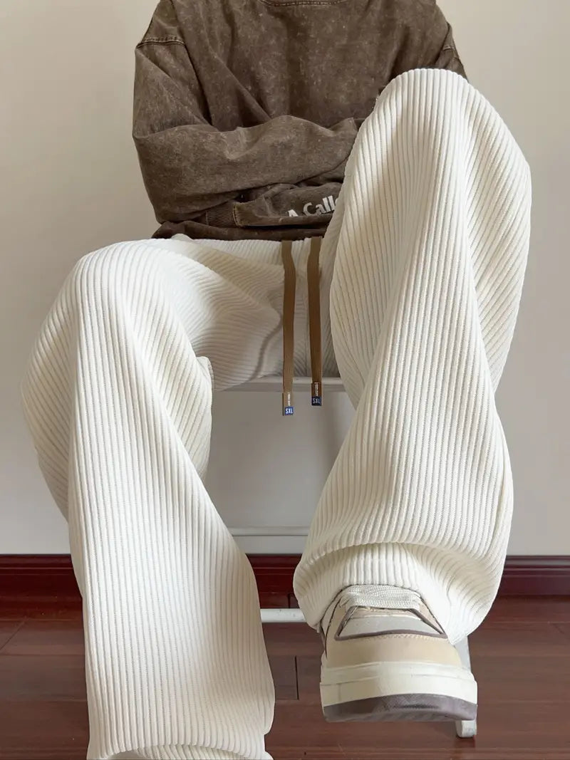 Product Image for WW | Röhren Corduroy-Hosen - gemütliche lässige Hosen für Damen, Weiß / L
