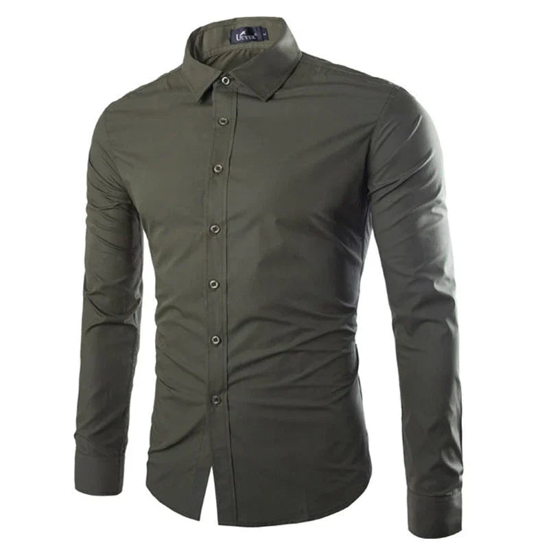 Product Image for WW | Slim Fit Herren Hemd, Grün / XL