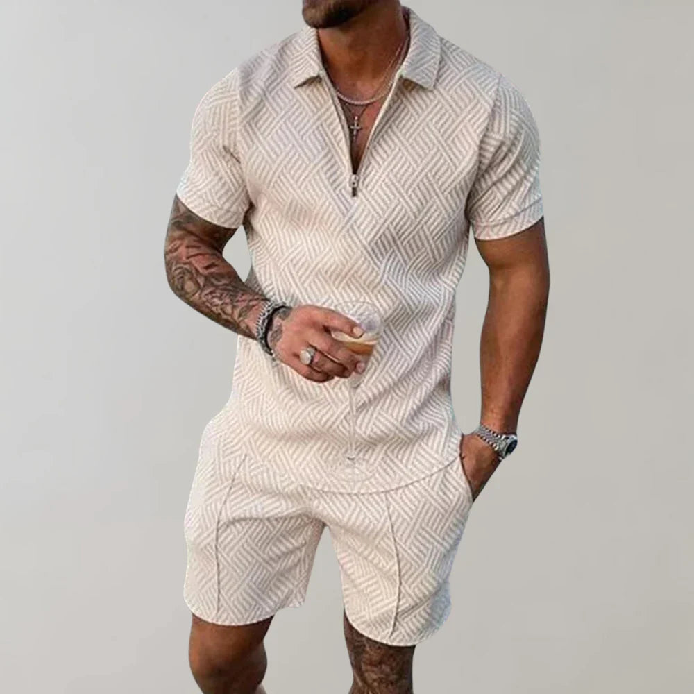 Product Image for WW | Luftiges Zweiteiliges Sommeroutfit Herren, Beige / M