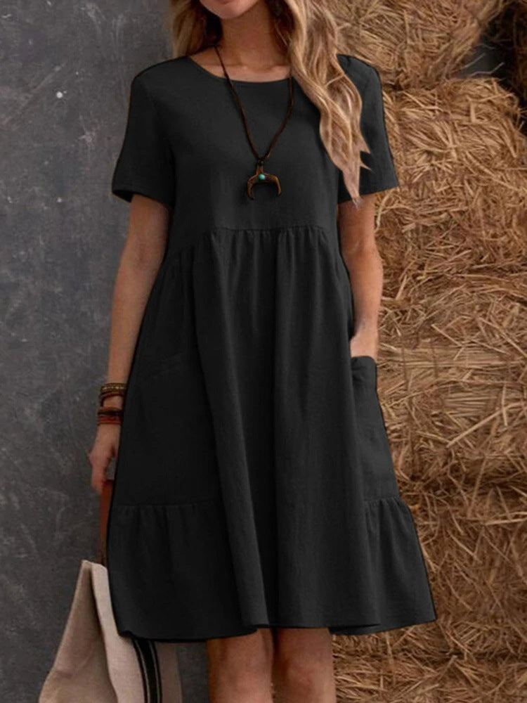 Product Image for Damen T-Shirt Kleid WW, Schwarz / L