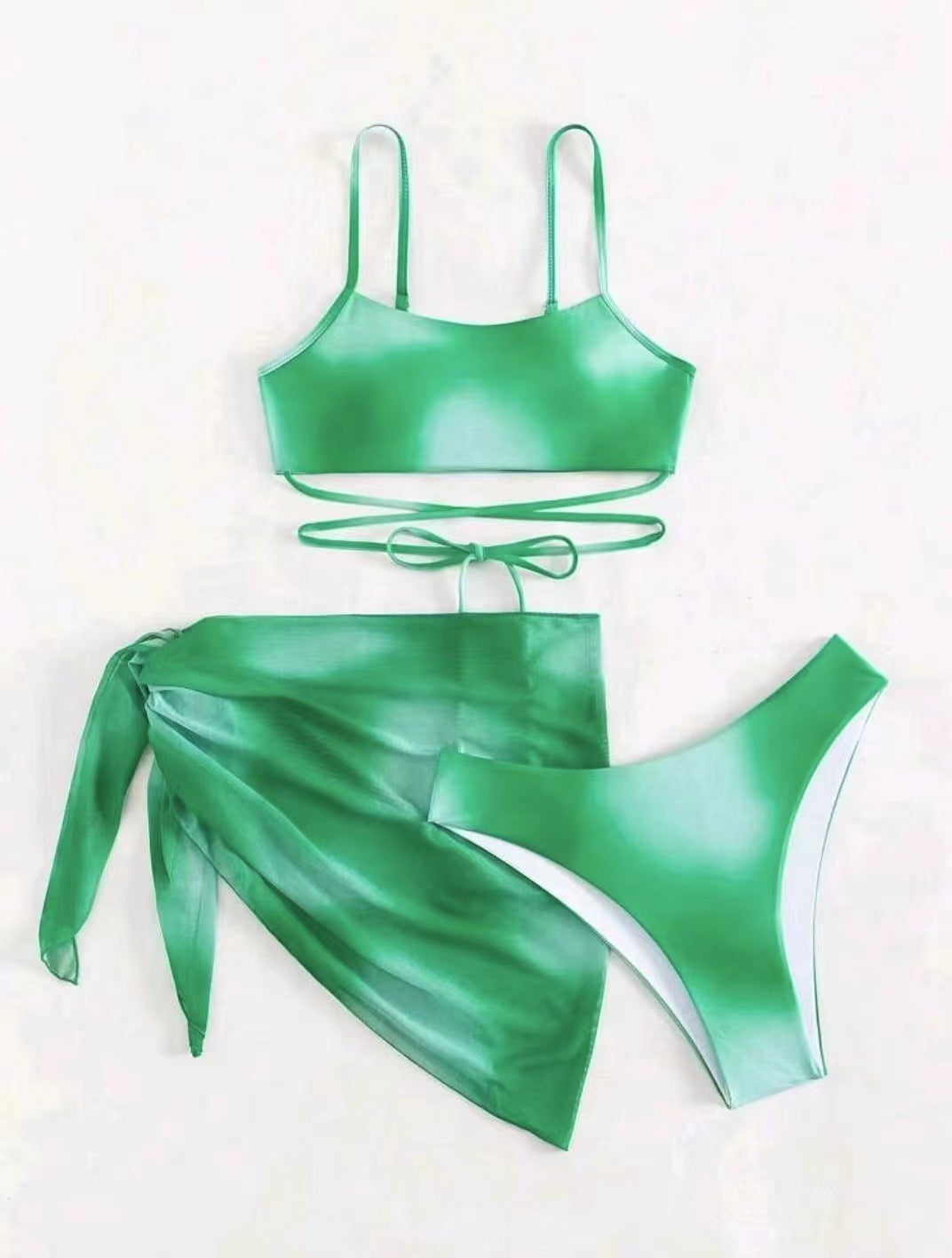 Product Image for Damen Bikini Set mit asymmetrischem Rock WW, Grün / XL