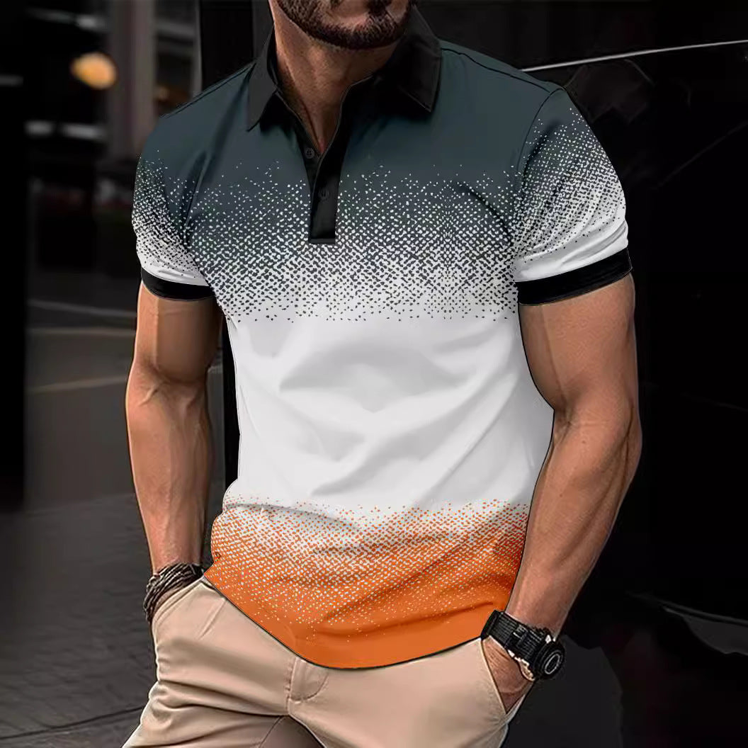 Product Image for Herren Dynamisches Gradient Polo-Shirt WW, Grün / M