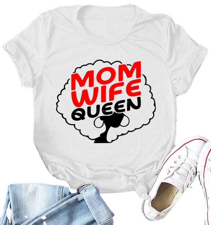 Product Image for Frauen Grafik-T-Shirt mit Fun Mom Life Slogan WW, Gelb / XL