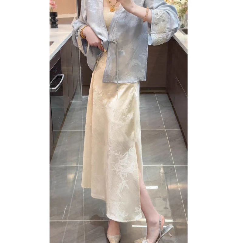 Product Image for Damen Elegante Seidenbluse WW, Beige / XL