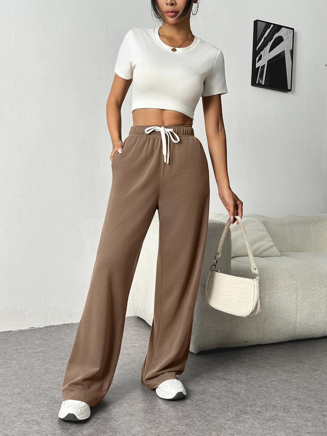 Product Image for Damen lässige Hosen WW, Braun / M