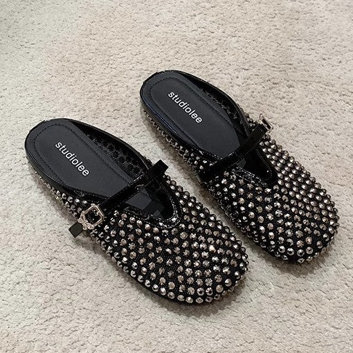 Product Image for Damen Strassbesetzte Clogs WW, Grau / 40