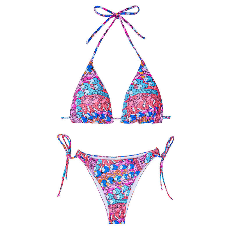 Product Image for Damen Triangle String Bikini Set WW, Bildfarbe / M
