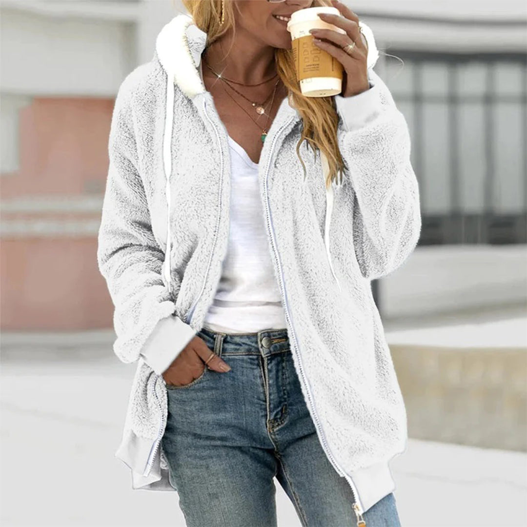 Product Image for WW | Teddy Weste mit Kapuze für Damen Amy, Weiß / L