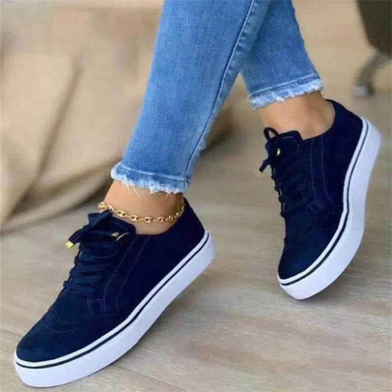 Product Image for WW | Flache Turnschuhe Für Damen, Blau / 39