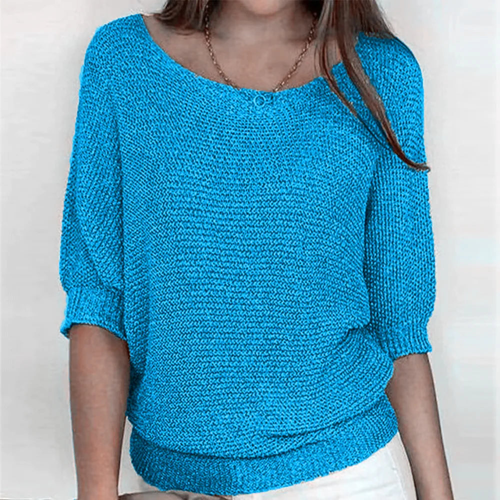 Product Image for WW - Pullover Casual Donna Autunnale, Meeresblau / XL