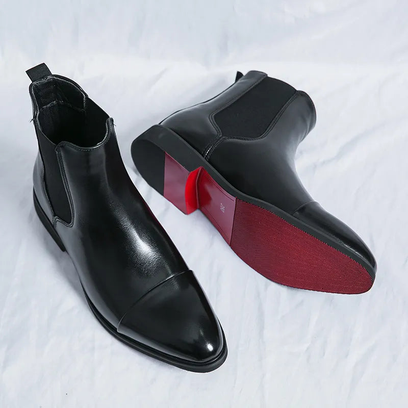 Product Image for WW | Leder Chelsea Stiefel Für Herren, Schwarz / 10 (44 EU)