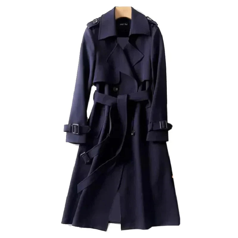 Product Image for WW | Leichter Trenchcoat Damen Frühlingsmantel, Dunkelblau / XS