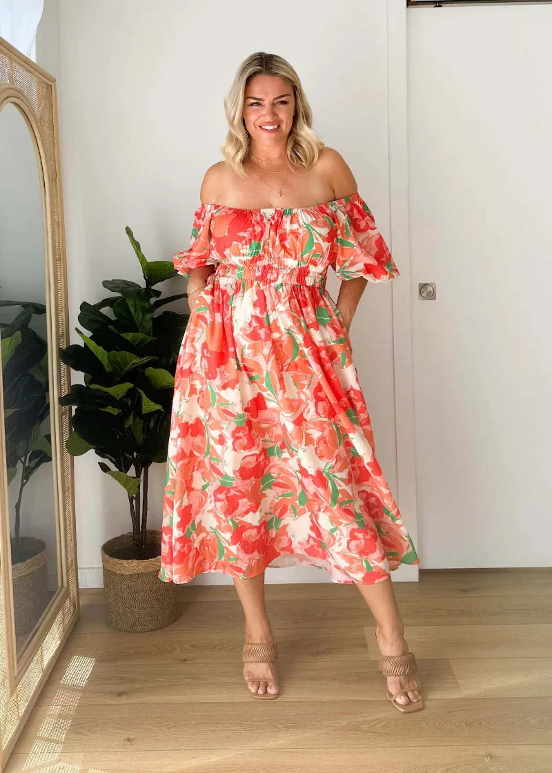 Product Image for WW | Lässiges Sommer-Maxikleid Für Damen, Rot / S