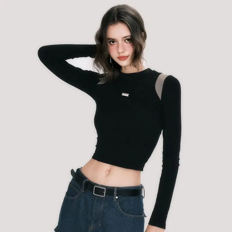 Product Image for WW | Schwarzes Oberteil mit Langen Ärmeln, 2XL
