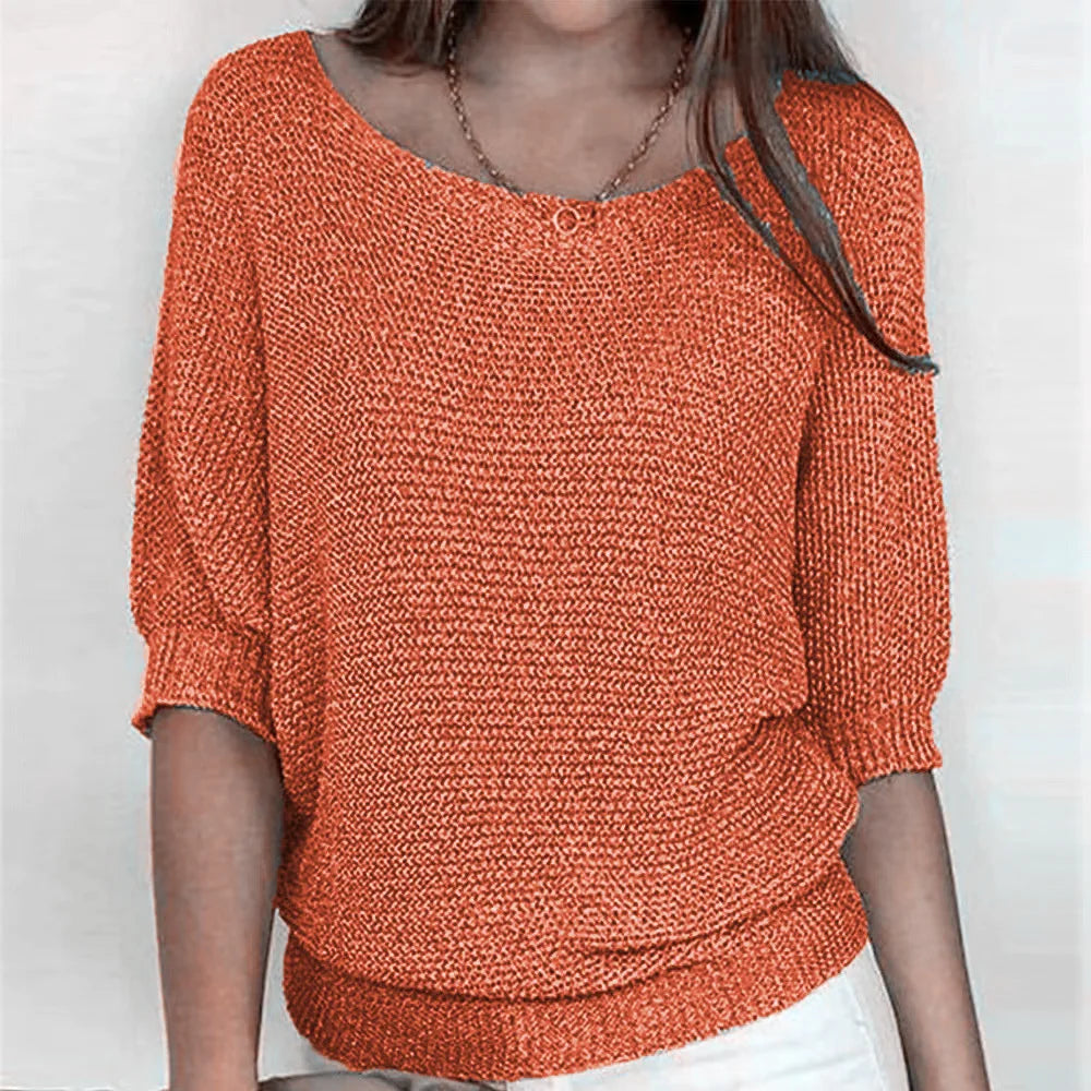 Product Image for WW - Pullover Casual Donna Autunnale, Orange / 2XL