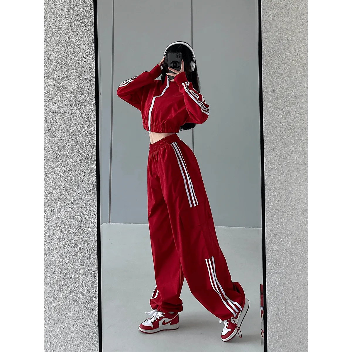 Product Image for WW | Nenn mich nicht dein Baby Hosen Set, Roter Anzug / S (Unter 48KG)
