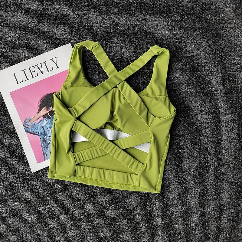 Product Image for WW | Cross Back Sport Bh Für Damen, Grün / L
