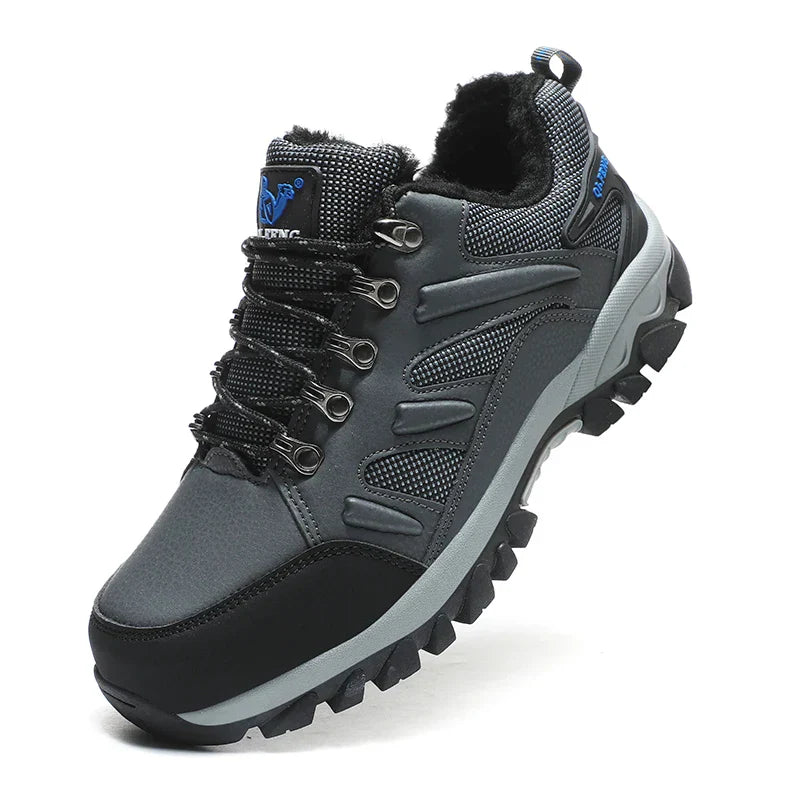 Product Image for WW | Warm Gefütterte Wanderschuhe Für Männer, Grau Pelz / 47