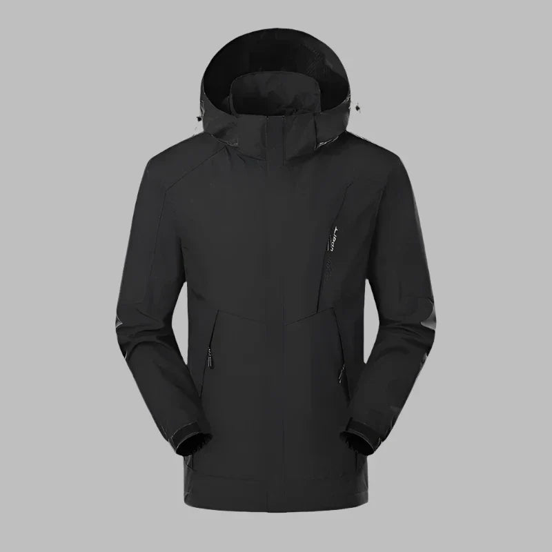 Product Image for WW | Leichte, Wasserdichte Wanderjacke Für Herren, Schwarz / 2XL