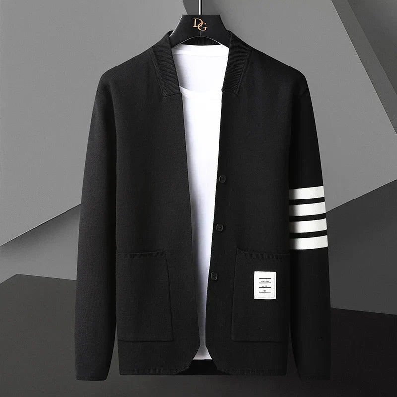 Product Image for WW | Stilvolle Strickjacke Für Männer, Schwarz / XL