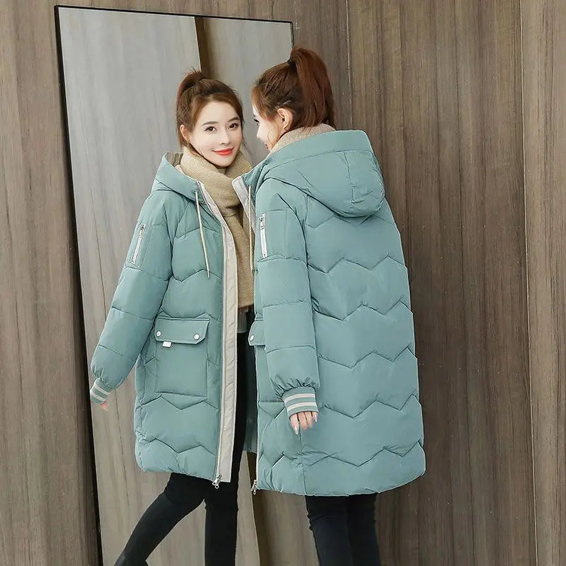 Product Image for WW - Winter Damenjacke Lang Parka, Grün / S