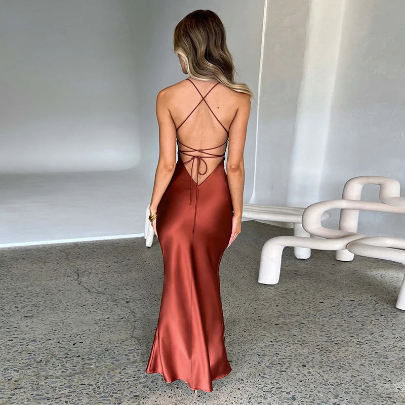 Abito Maxi con Spacco