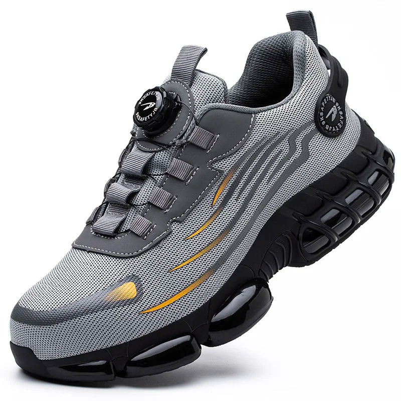 Product Image for WW | Stahlkappenschuhe Atmungsaktive Sicherheitsstiefel Für Optimalen Schutz, Grau / EU 39