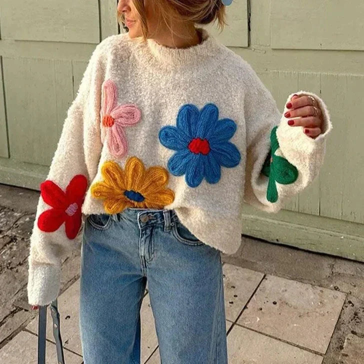 Product Image for WW - Siertrui met bloemen, XL