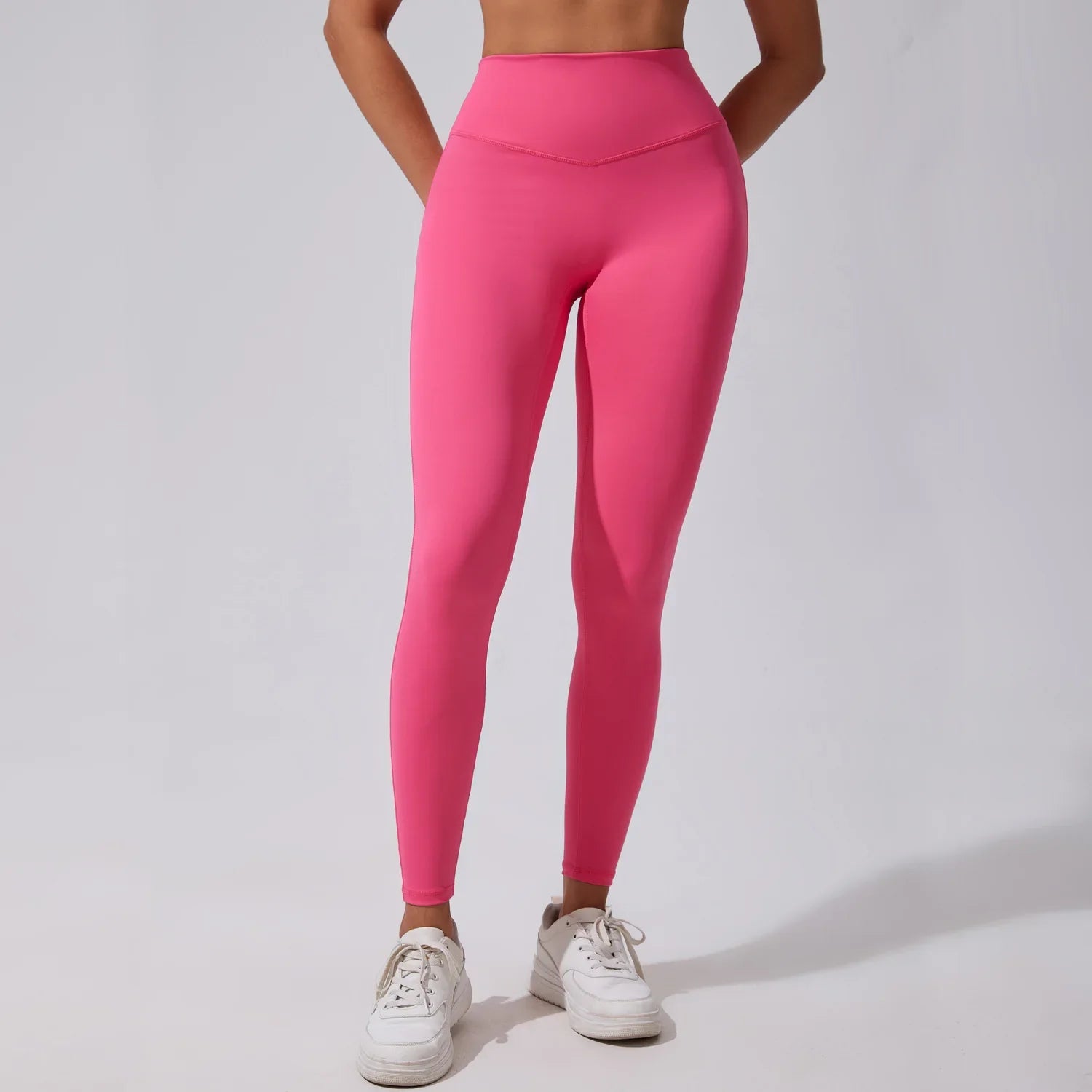 Product Image for WW | Nahtlose High-waist Push-up Fitness Leggings, Rosa / XS