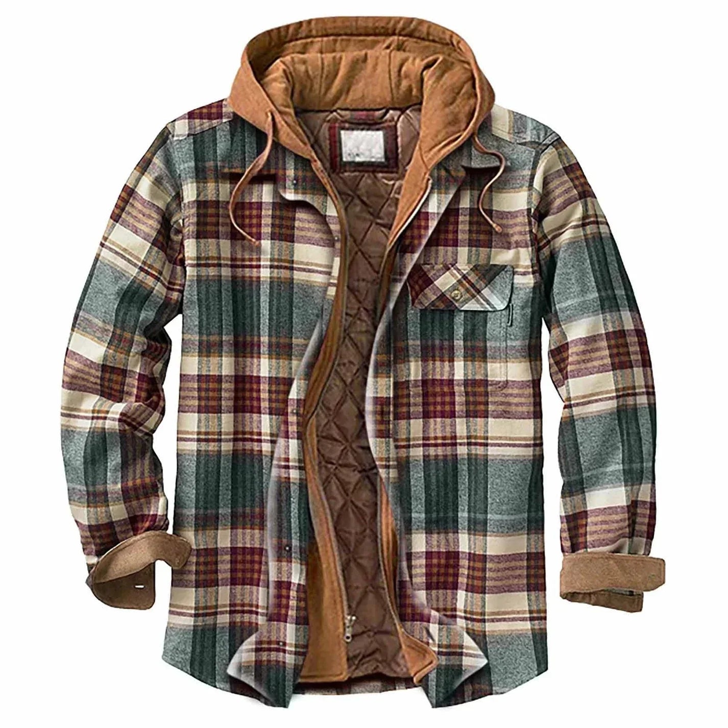 Product Image for WOLFF - Herenjas met capuchon, Khaki / XL