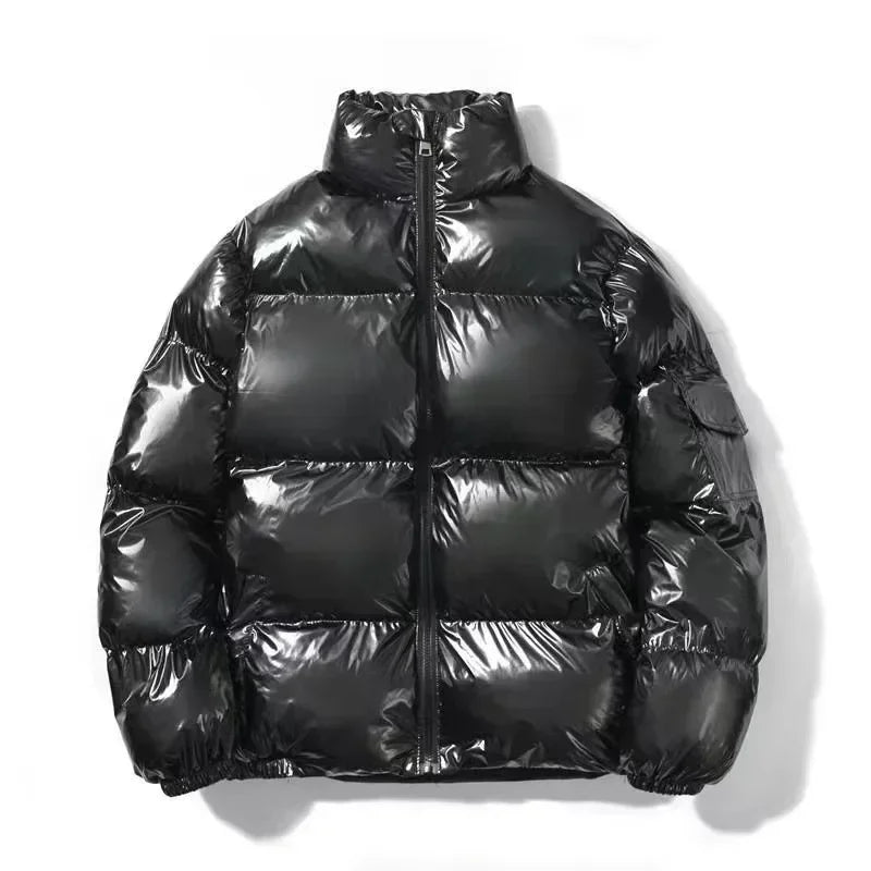 Product Image for WW | Dicke Herren Pufferjacke Für Damen Mit Taschenärmeln, Schwarz / L