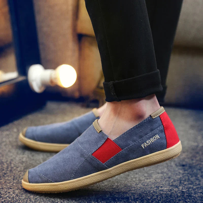 Product Image for WW | Atmungsaktive Canvas Schuhe Für Herren Perfekt Für Frühling & Sommer, Blau / 43