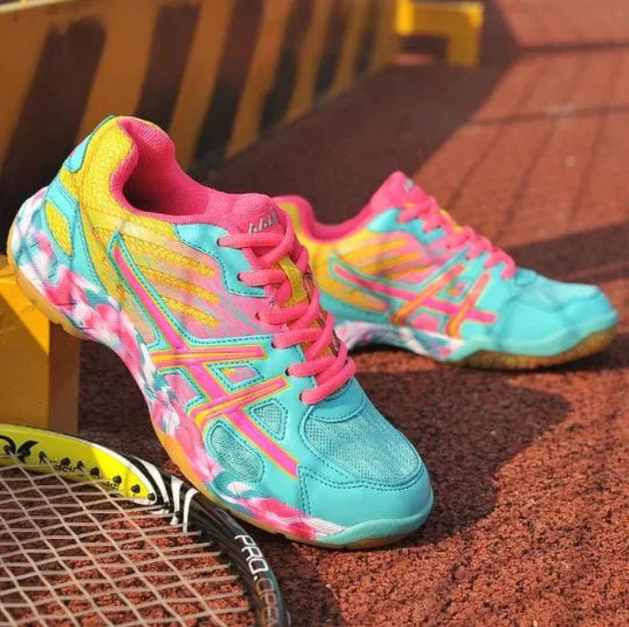 Product Image for Nova Orthopädische Tennisschuhe – Ergonomische, Dämpfende Sportschuhe mit Rutschfester Sohle, Bequeme Sneaker für Tennis & Outdoor WOLFF Rosa / 43