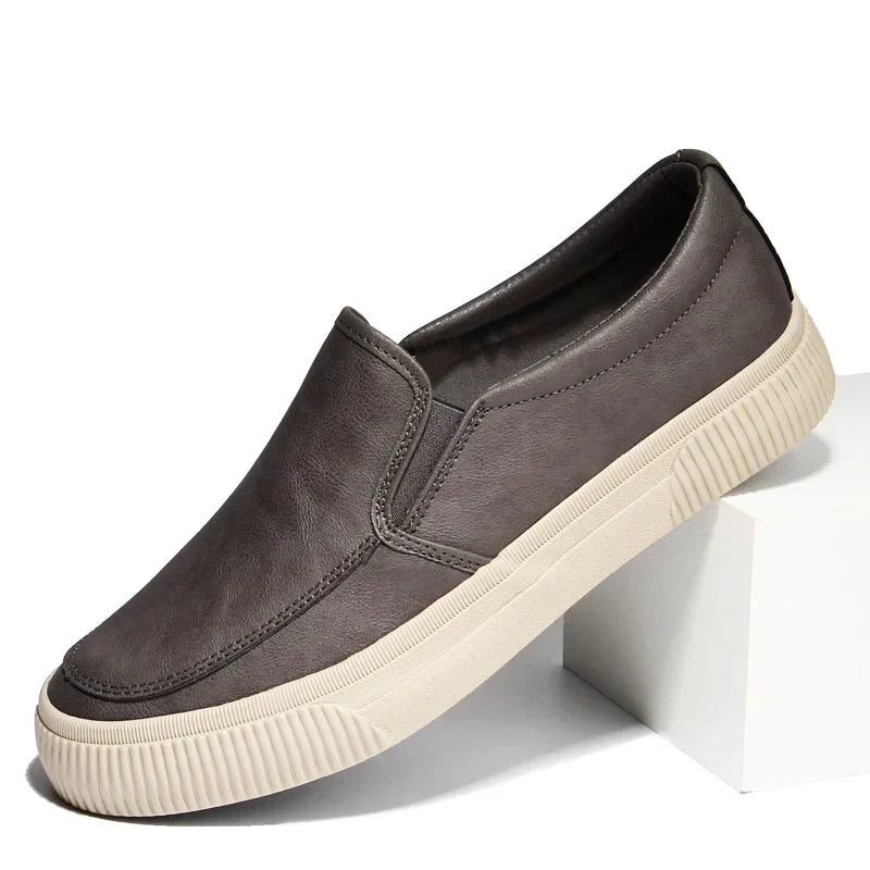 Product Image for WW | Herren Lederslipper Im Modernen Design, Grau / 46