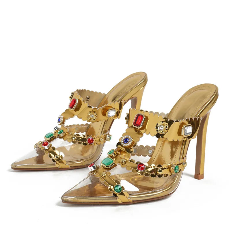 Product Image for WW | Lass Es Spielen Everlasting Harmony Pump Sandalen, Gold / 38