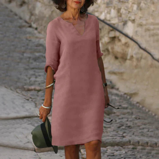 Product Image for WW | Grünes Kleid mit V-Ausschnitt, Rosa / XS