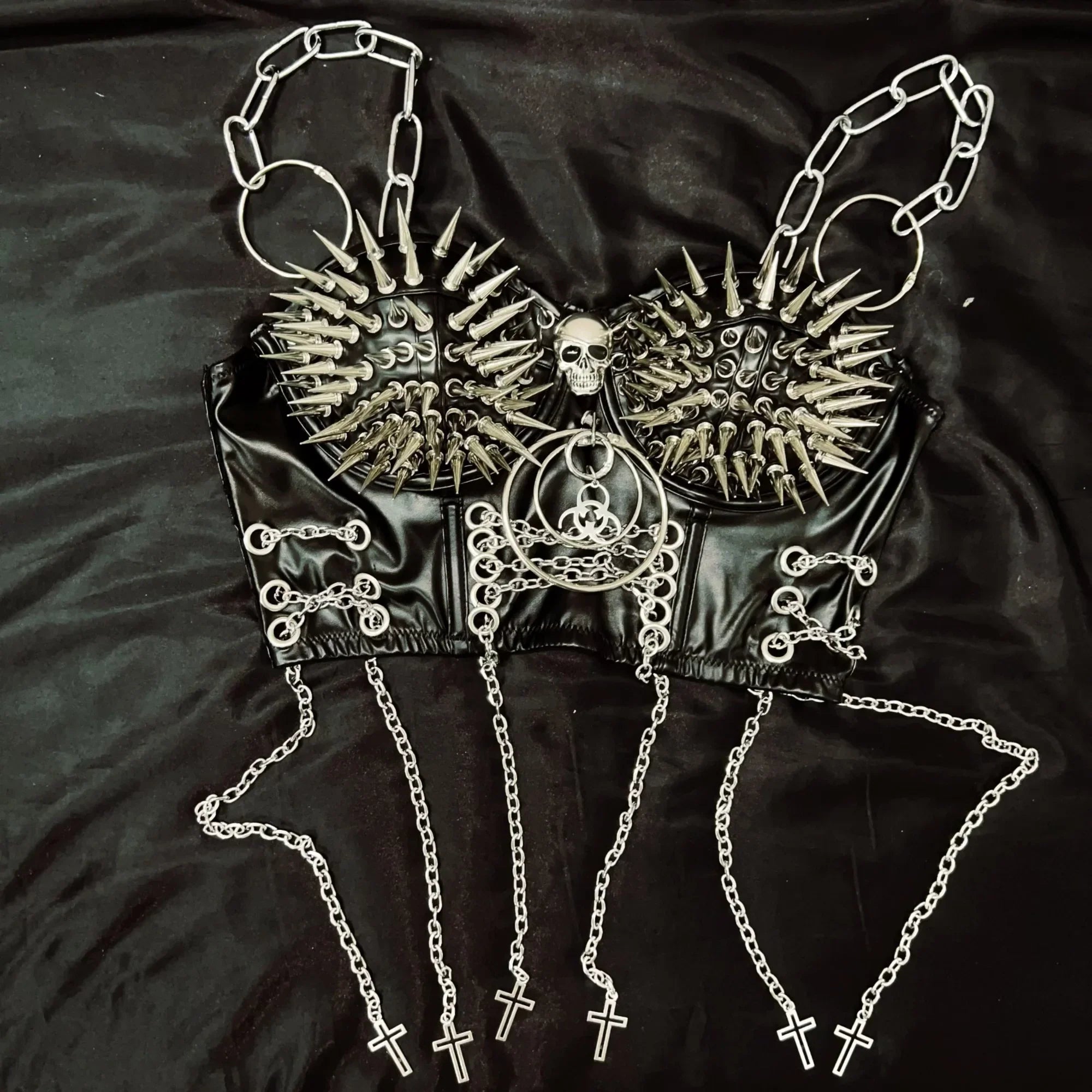 Product Image for WW | Skull Zum Oberteil Jahrgang Zum Oberteil Y2K Kleidung Y2K Crop Zum Oberteil Goth Kleidung Y2K Zum Oberteil Y2K Mode Goth Tank Zum Oberteil Punk 