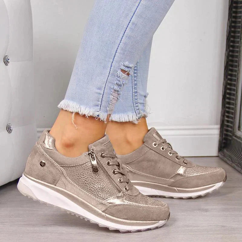 Product Image for GABI - Orthopädische Sneaker mit Reißverschluss, Beige / 40
