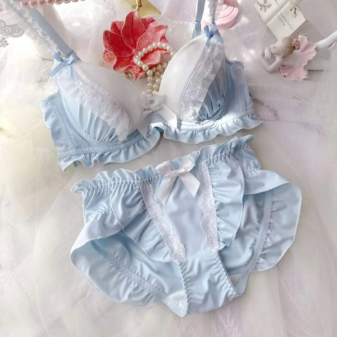 Product Image for WW | Käfig oder Flügel BH Set, Blau / 85B