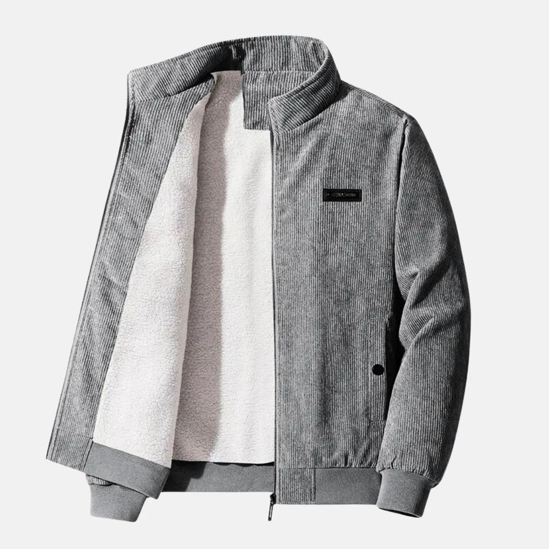 Product Image for WW | Corduroy Jacke - Retro Stil - Zeitloses Design - Für Jeden Anlass, Grau / L