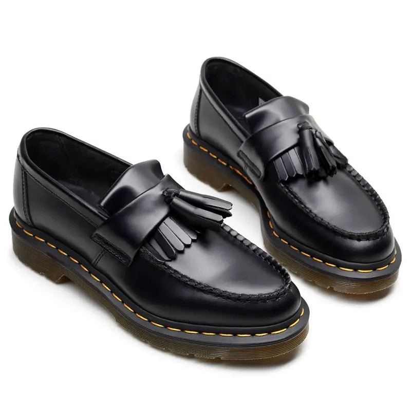 Product Image for WW | Weinlese Leder Herrenschuhe Mit Dicker Sohle, Mit Knoten / 43